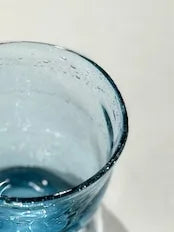 能登島ガラス工房 能登藍（のとブルー）粋～sui～ 冷茶グラス【産直】【予約商品】