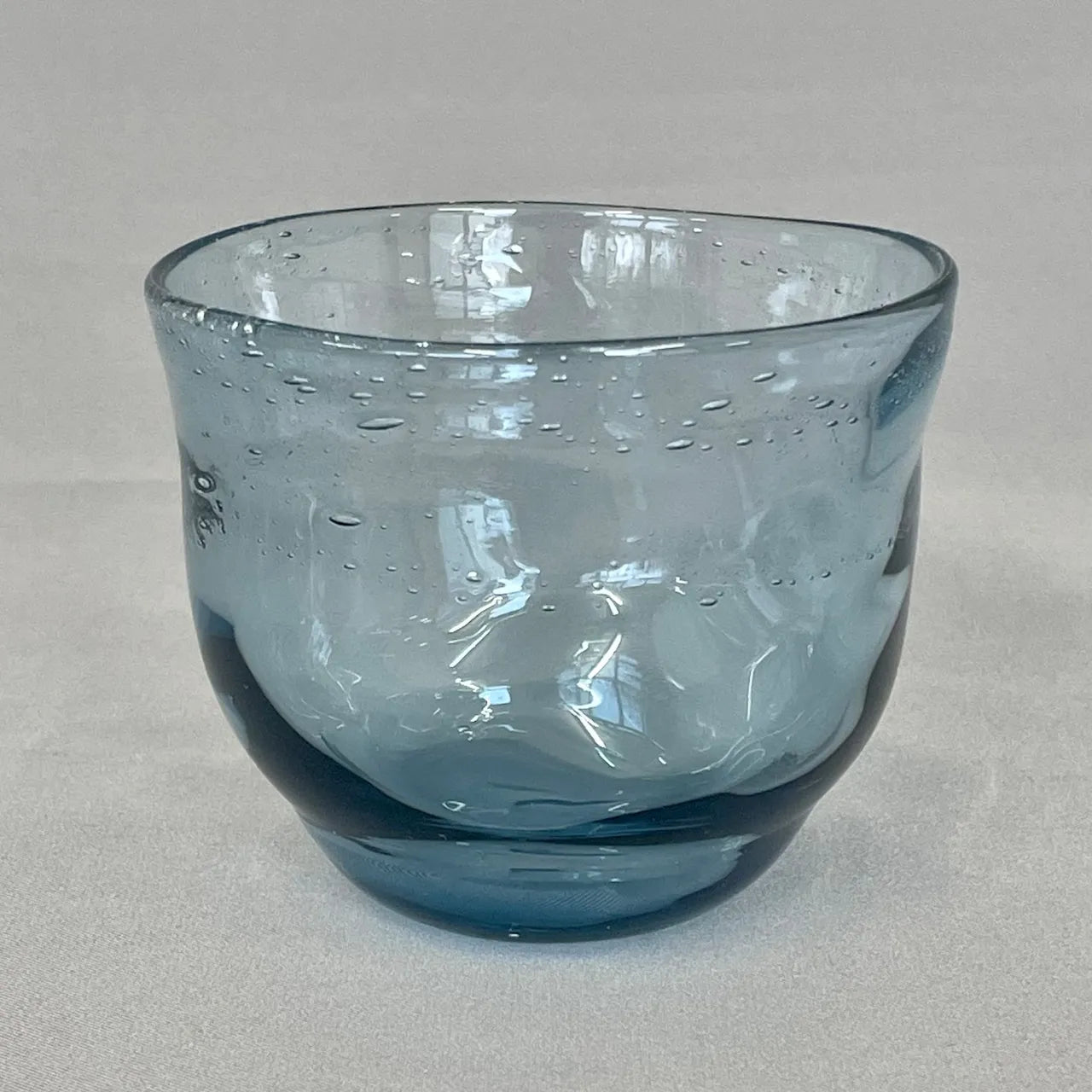 能登島ガラス工房 能登藍（のとブルー）粋～sui～ 冷茶グラス【産直】【予約商品】