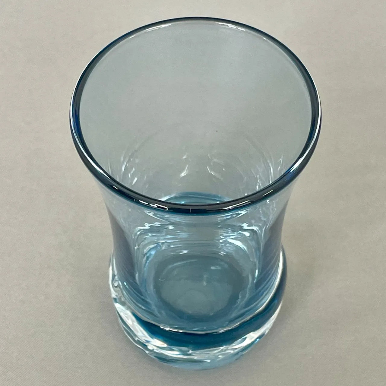 能登島ガラス工房 能登藍（のとブルー）ma-sona 一口グラス【産直】