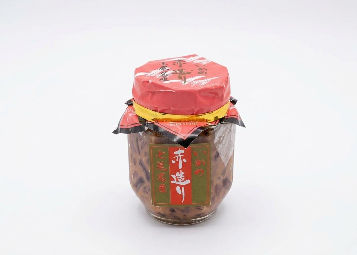 七尾名産 手造り いか塩辛（赤造り）160g【冷蔵】