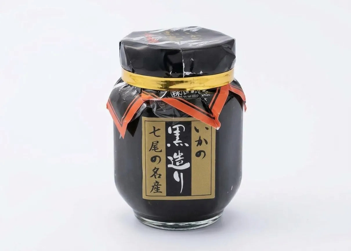 七尾名産 手造り いか塩辛（黒造り）160g【冷蔵】