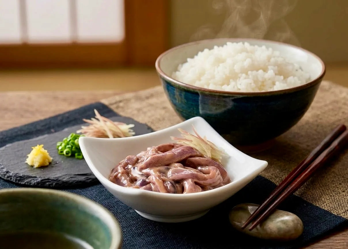 七尾名産 手造り いか塩辛（赤造り）160g【冷蔵】