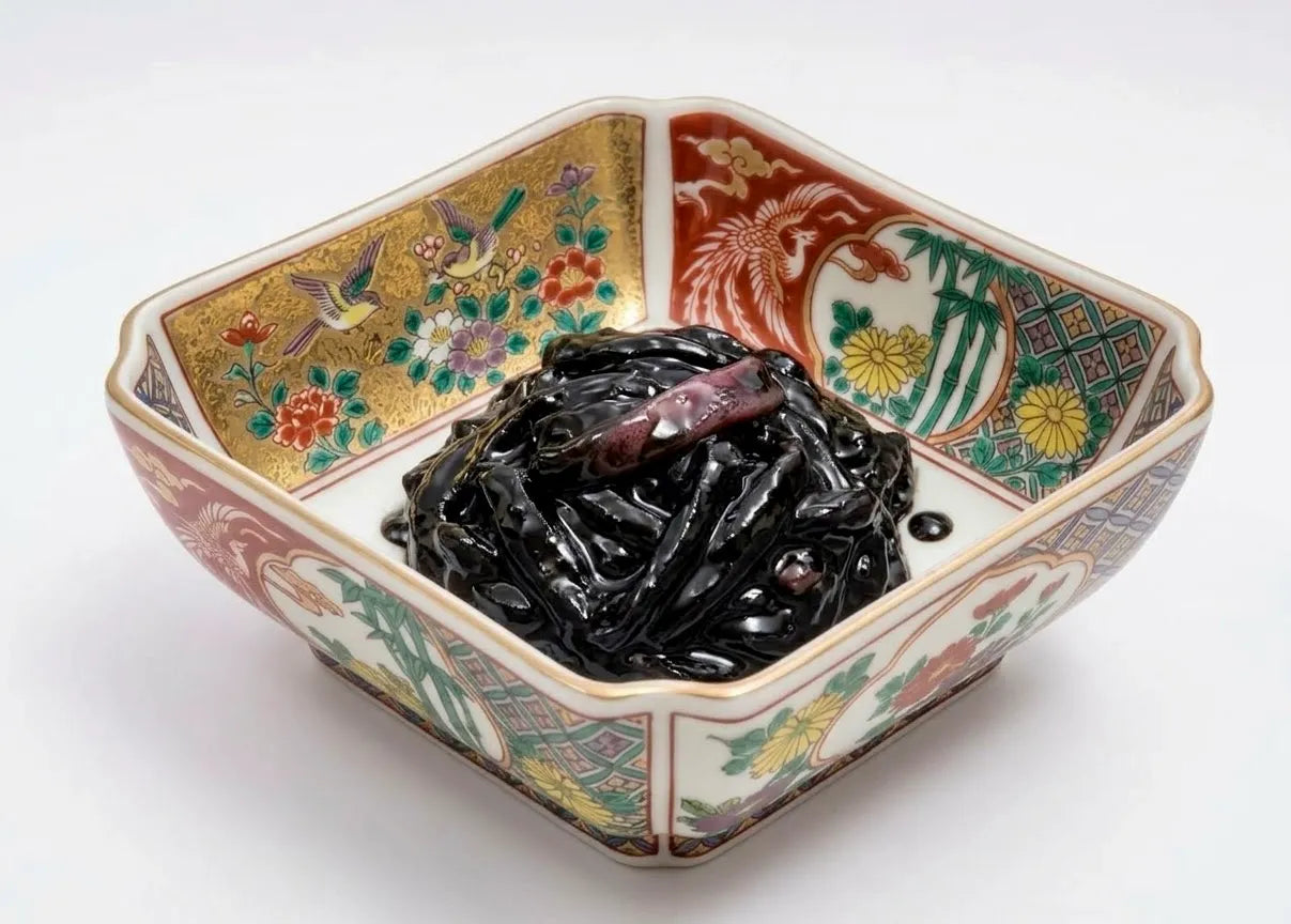 七尾名産 手造り いか塩辛（黒造り）160g【冷蔵】