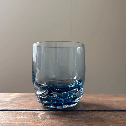 能登島ガラス工房 能登藍（のとブルー）流 ロックグラス【産直】【予約商品】