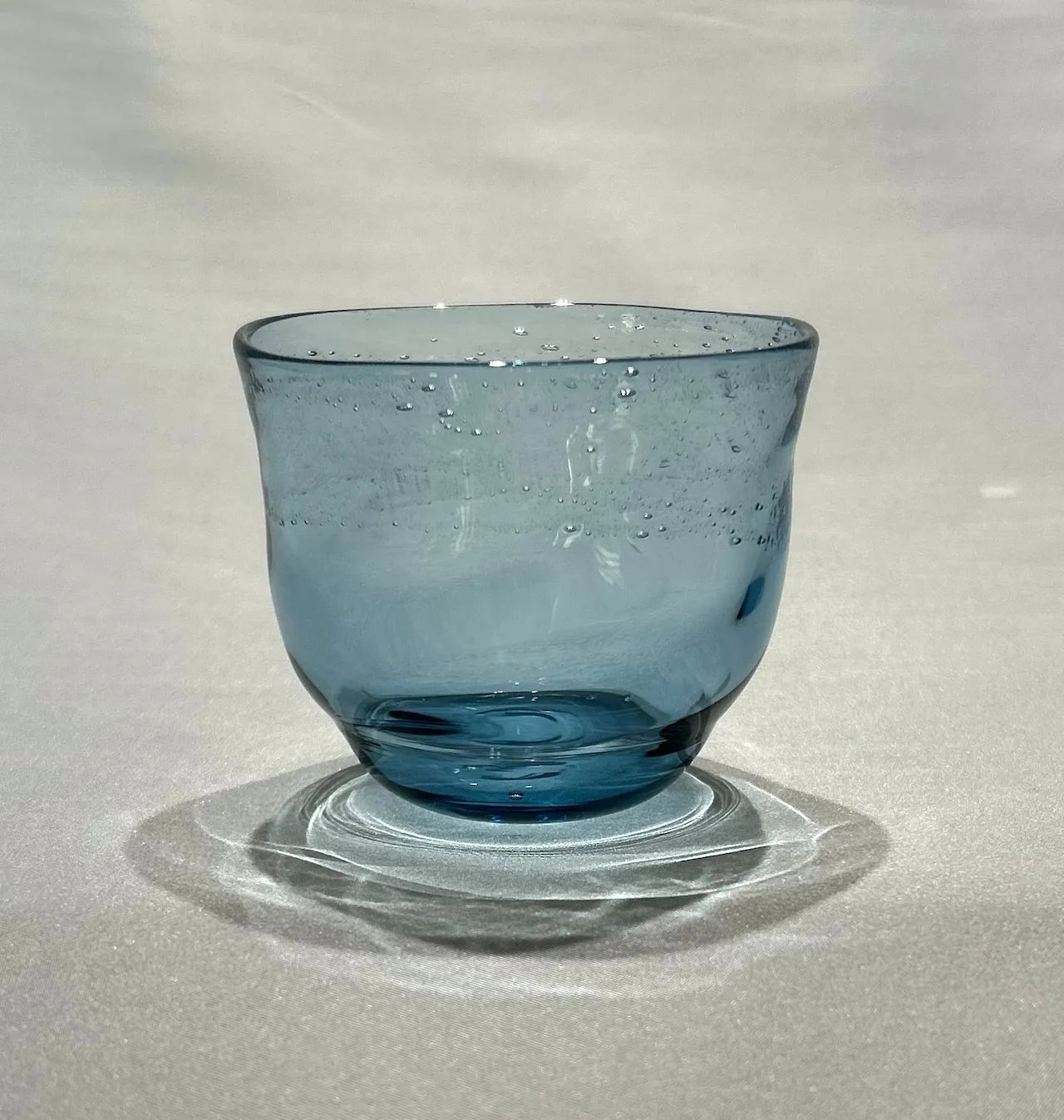 能登島ガラス工房 能登藍（のとブルー）粋～sui～ 冷茶グラス【産直】【予約商品】